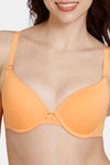 Zivame Push-Up Wired Medium Coverage Bra - Mock Orange — thumbnail 4